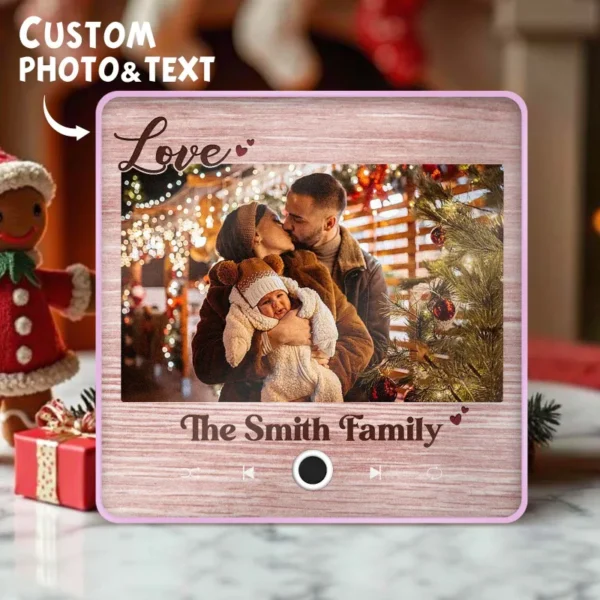 Music Fridge Magnet Creative Christmas Gift for Family Custom Play Songs Family Gifts - Image 2