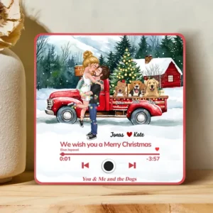 Music Fridge Magnet New 4.0 You Me and the Dogs Personalized Music and Art The Best Christmas Gift 2025 1