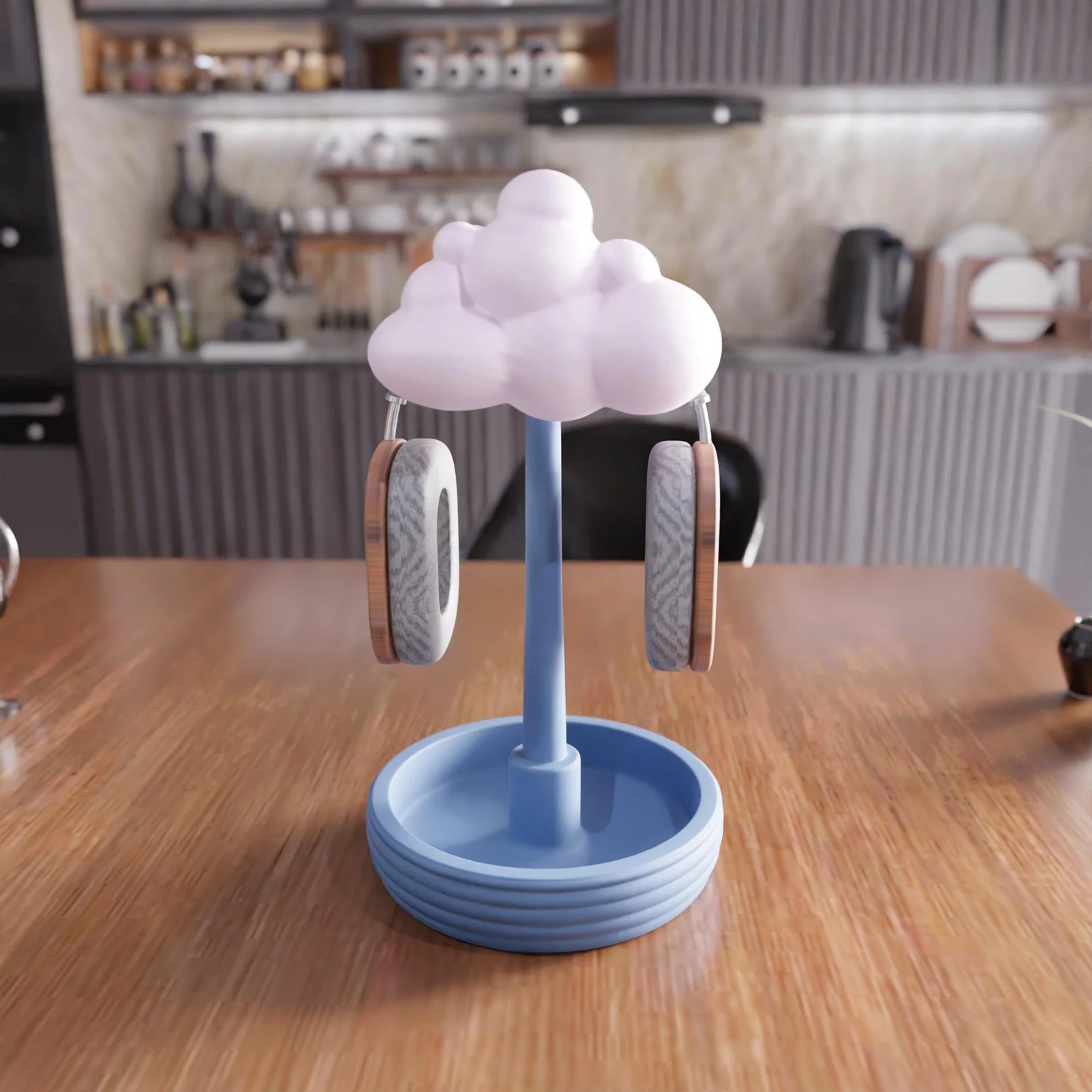 3d cloudy headset stand 7fbb7