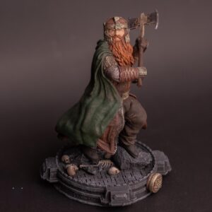 Gimli 3D Printed Resin Figure – Lord of the Rings