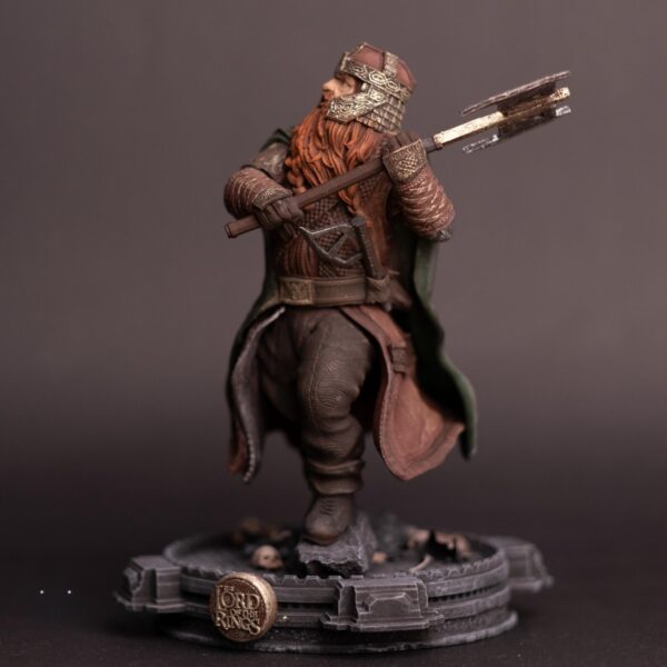 Gimli 3D Printed Resin Figure – Lord of the Rings - Image 3