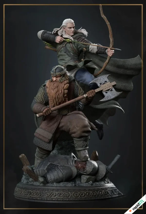 Legolas and Gimli from Lord of the Rings