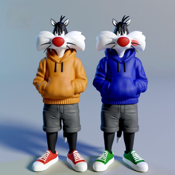 Sylvester Cat Urban Vibes with Hoodie