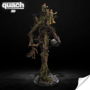 TreeBeard With Hobbits Figure