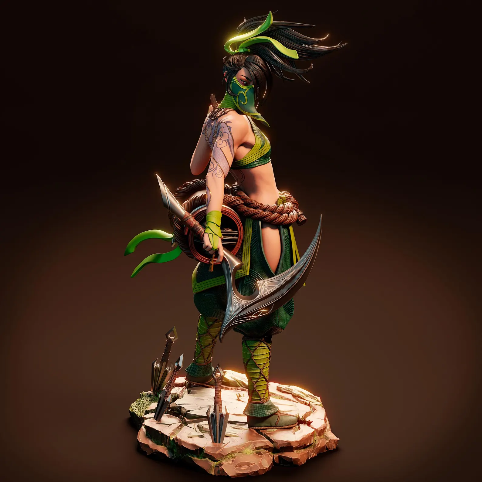 Akali LOL Figure