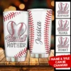 baseball mom personalized tumbler i3y8l