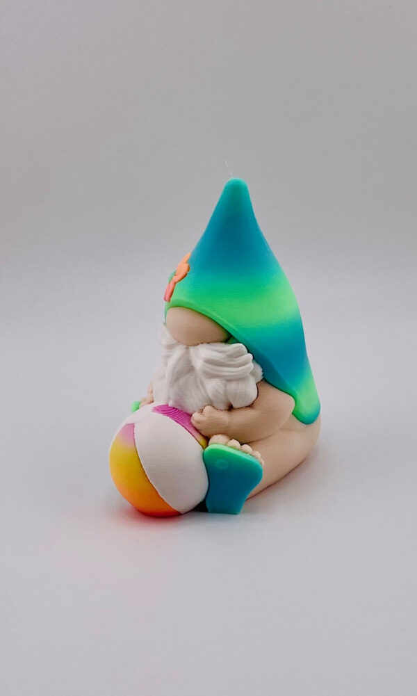 Beach Vibe Gnome -Beach Ball - Image 3