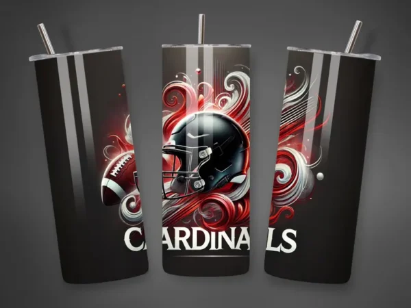 Cardinal Football Team Tumbler - Image 2