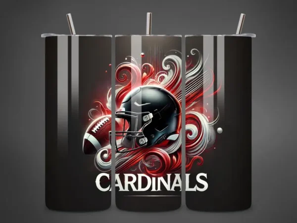 Cardinal Football Team Tumbler