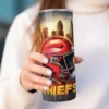 chiefs sport mascot sublimation tumbler wsjkc