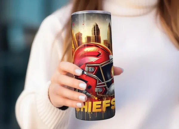 Chiefs Sport Mascot Sublimation Tumbler - Image 2