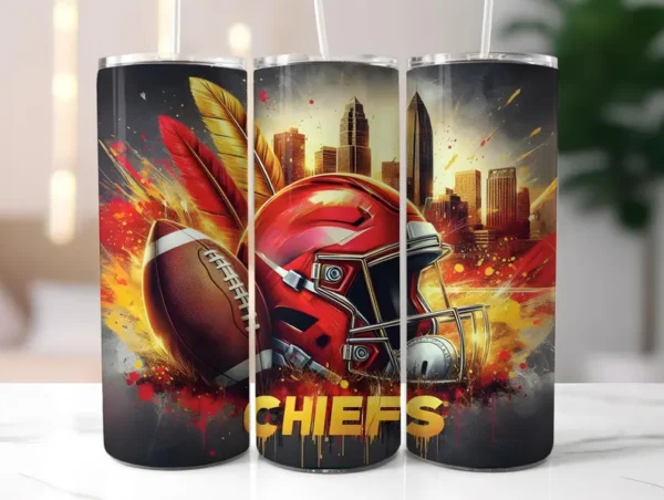Chiefs Sport Mascot Sublimation Tumbler