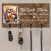 Custom Photo Our Life - Our Story - Our Home - Family Personalized Custom Home Decor Key Hanger