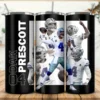 dak prescott dallas cowboys tumbler h77f0