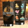 fatherhood is like a walk in the park personalized tumbler fxlpk