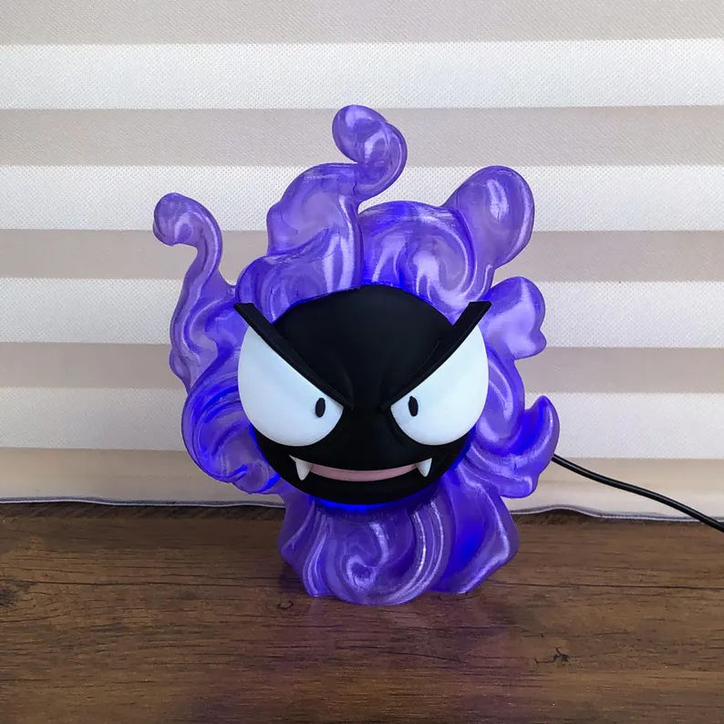 Gengar Ghost 3D Printed LED Light