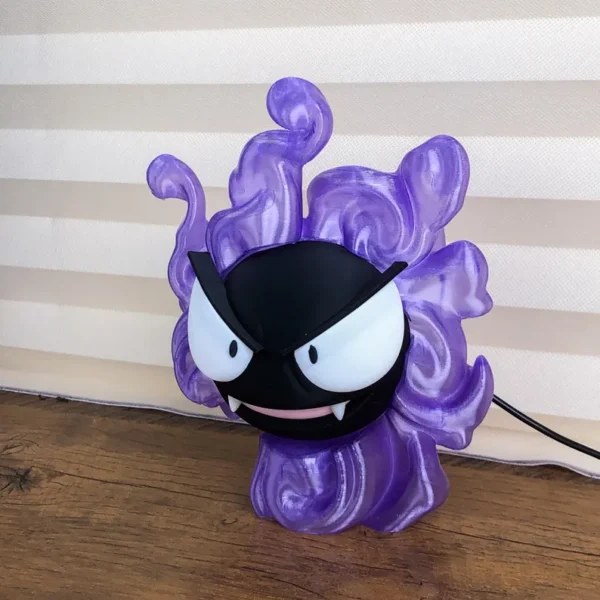 Gengar Ghost 3D Printed LED Light - Image 3