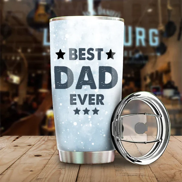 Gift For Dads - Best Dad Ever Just Ask - Personalized Tumbler - Image 2