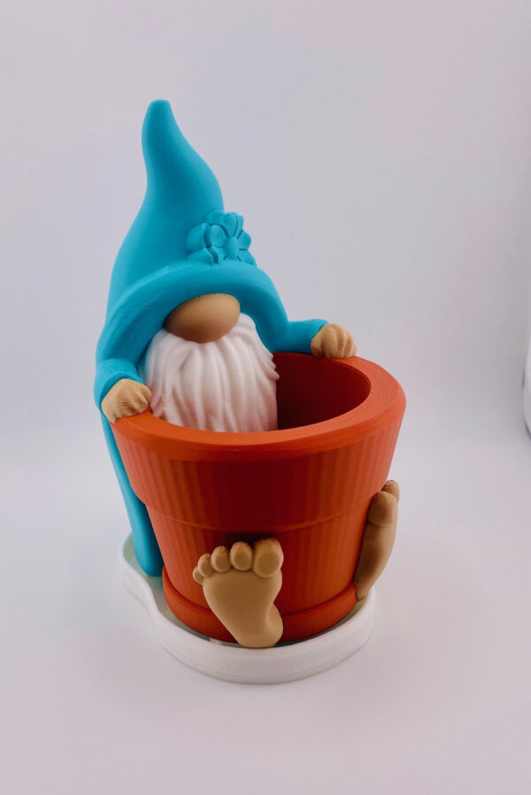Gnome in a Pot Planter - Image 4