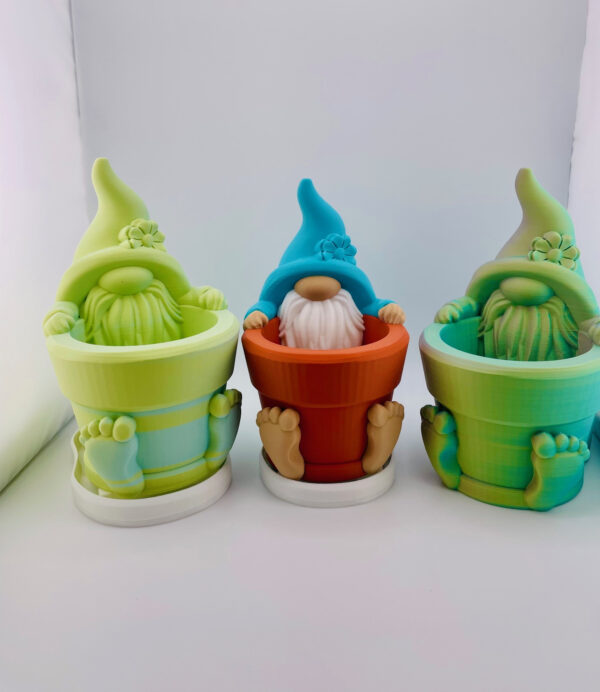 Gnome in a Pot Planter - Image 2
