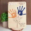 handprint sign mothers day gift sign fd21e
