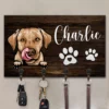 Hello We Hope You Love Dogs - Dog Personalized Custom Home Decor Rectangle Shaped Key Hanger