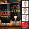 life is better with my kids gift for dads personalized tumbler s2eht