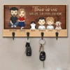 Love, Life & Family - Family Personalized Custom Home Decor Key Hanger