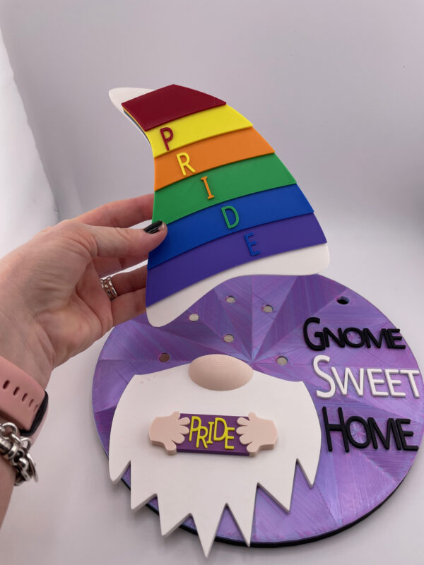 Magnetic Pride Hat Gnome For Modular Sign - Image 4