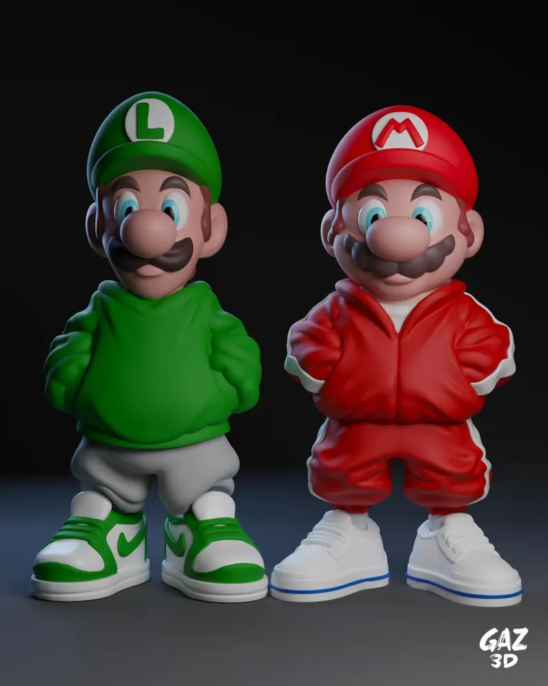 Mario & Luigi Urban Art Toy 8 Mario & Luigi Urban Art Toy