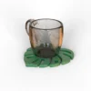 monstera leaf coaster 3d tropical home decor set v1 psxat