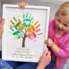 personalized tree handprint grandparents day gift v94fl