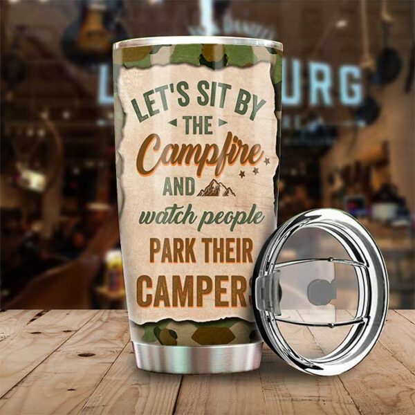 The Best Memories Are Made Camping - Personalized Tumbler - Image 2