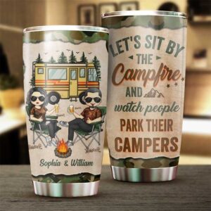 The Best Memories Are Made Camping - Personalized Tumbler