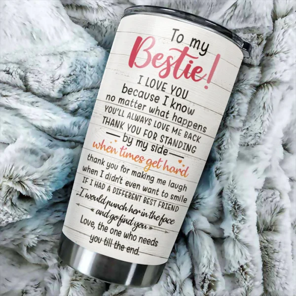 To My Bestie You Are My Person - Gift For Bestie - Personalized Tumbler - Image 2