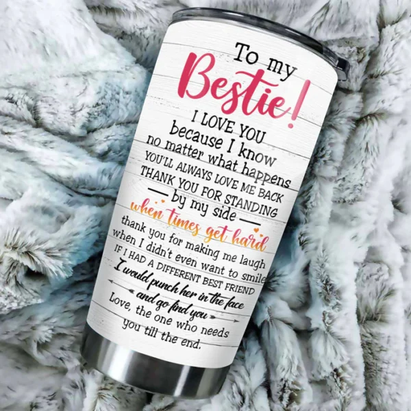 You Are My Bestie - Gift For Bestie - Personalized Tumbler - Image 2