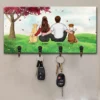 You & Me And Fur Babies - Dog & Cat Personalized Custom Key Hanger