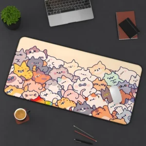 Colorful Cat Desk Mat
