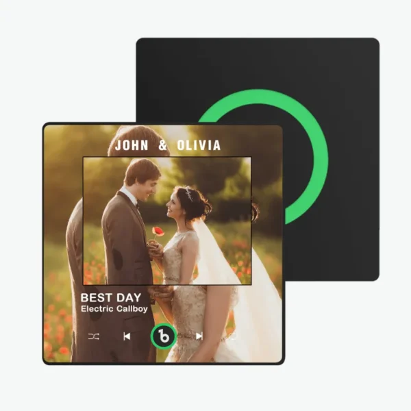 Custom Music Fridge Magnet Album Fridge Magnet with Colorful Frame Wedding Gifts
