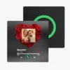 custom music fridge magnet with rose and photo colorful album fridge magnet that can be played wvj09