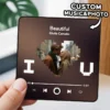 customized music fridge magnet personalized fridge magnet with heart photo christmas gift i love you i4djg