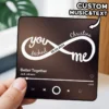 customized music fridge magnet personalized fridge magnet with name infinity love 4hc85