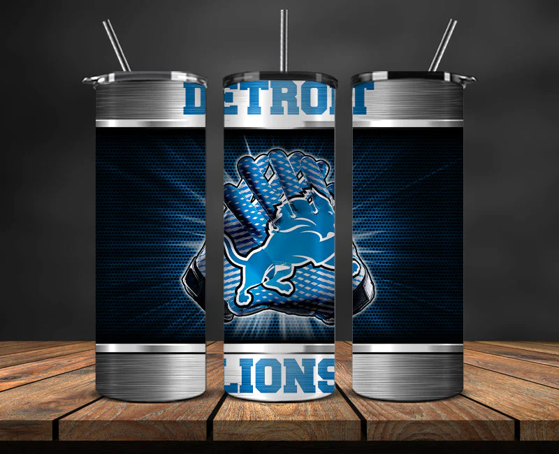 detroit lions tumbler v1