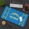 los angeles chargers desk mat qcl3t