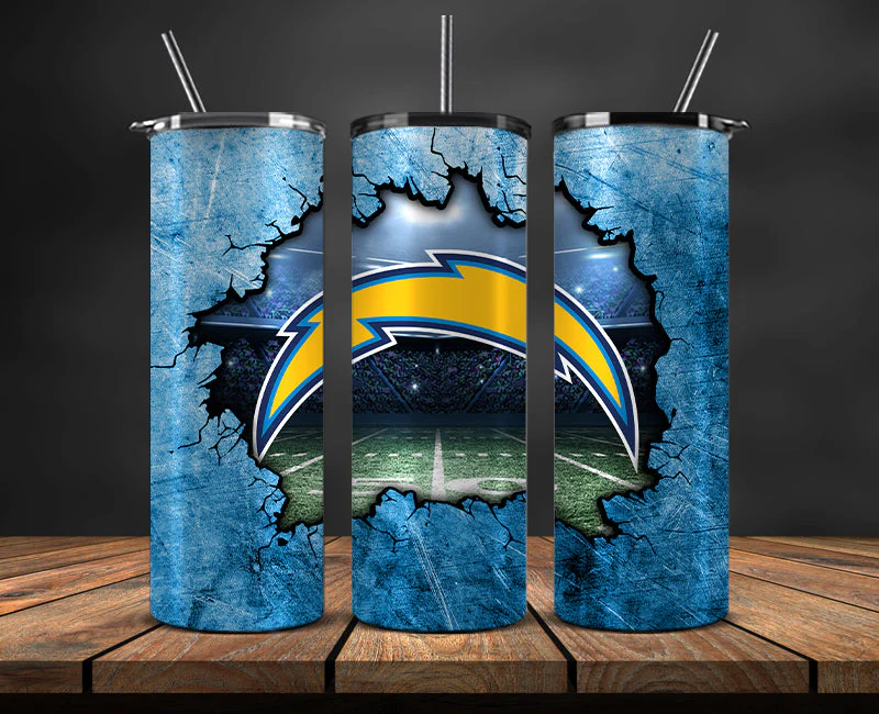 los angeles chargers tumbler 1okum
