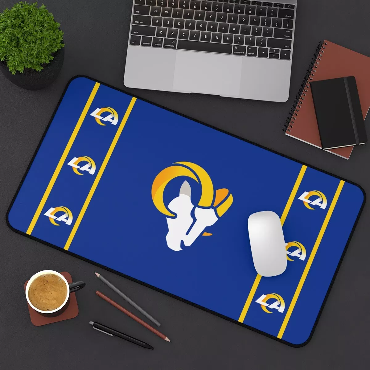 los angeles rams mat office desk mat 0ijt9