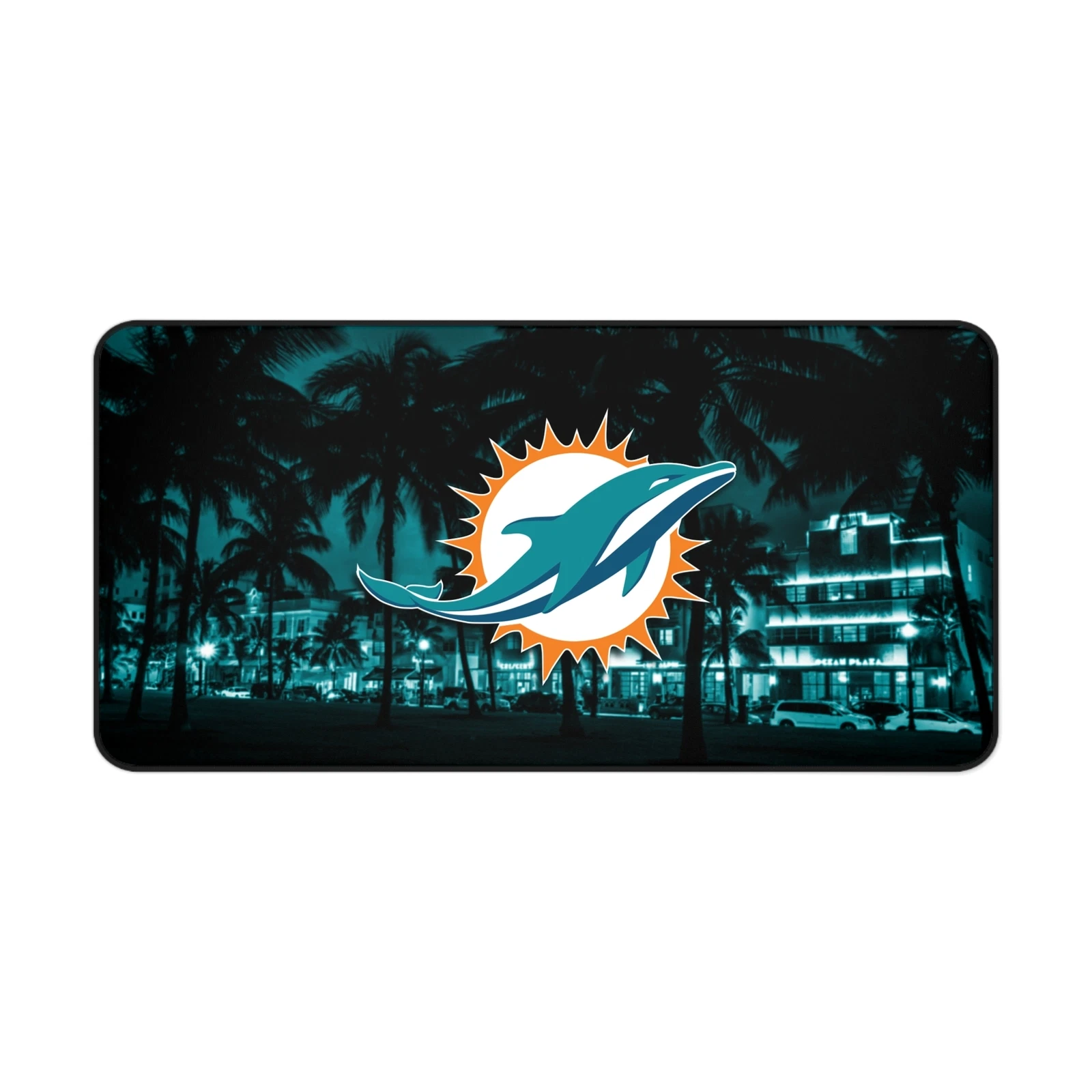miami dolphins cityscape nfl high definition desk mat hb808