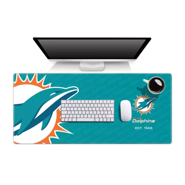 NFL Miami Dolphins Logo Series Desk Pad