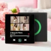 personalised music fridge magnet with 4 photos fridgebeats mothers day gifts for mum e17oe