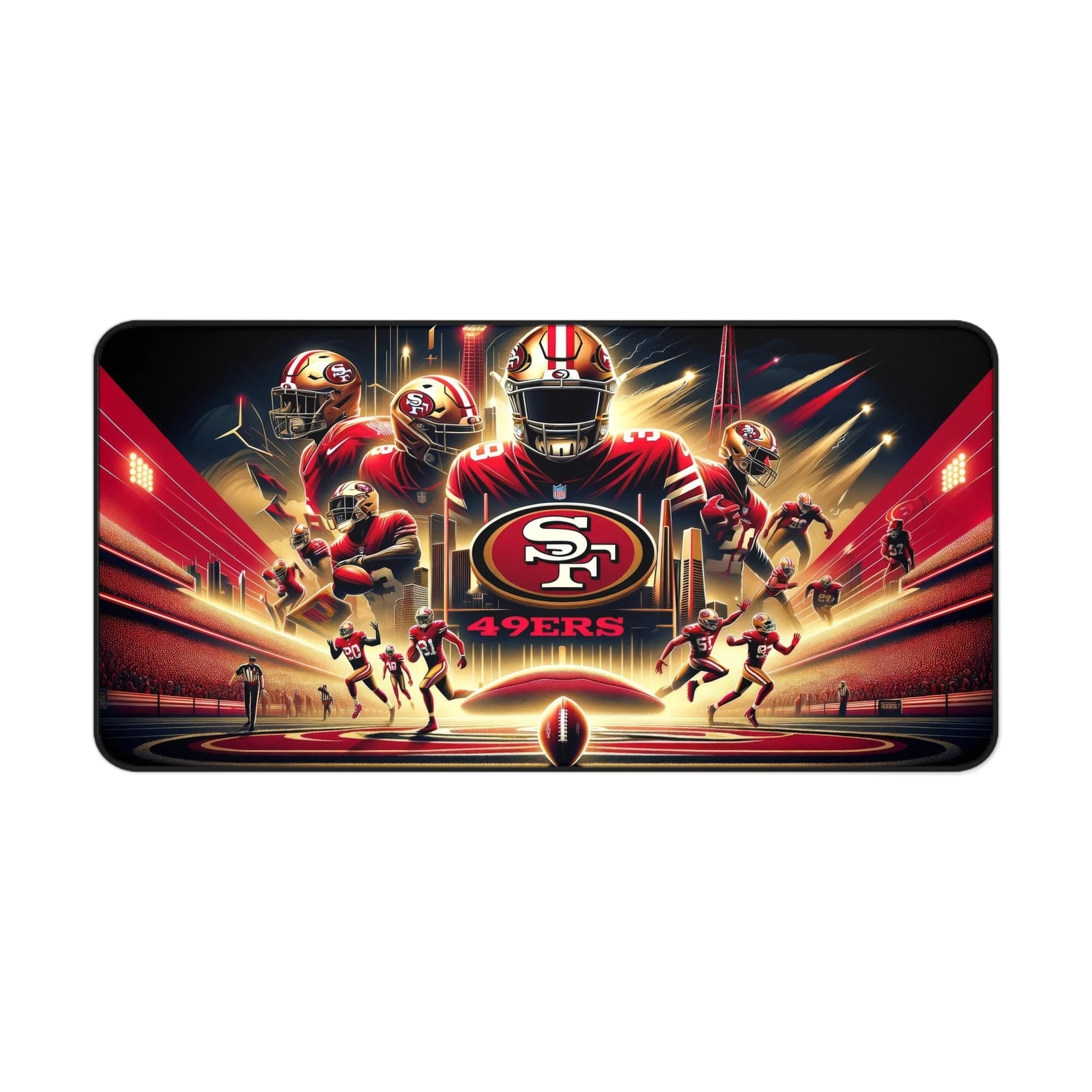 san francisco 49ers nfl high definition desk mat 1dhnc